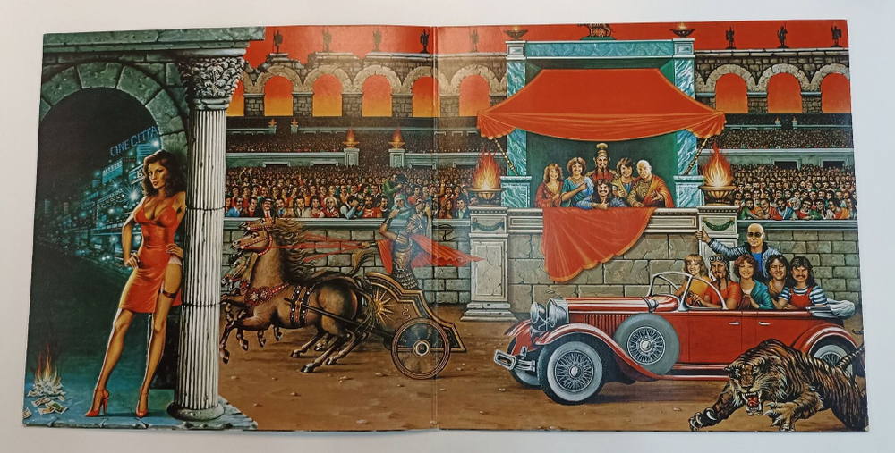 Винтажная виниловая пластинка LP Dschinghis Khan Rom (Germany 1980)