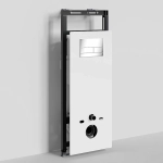 Инсталляция для унитаза WasserKraft Salm 27TLT.010.ME.WH.CH04 с кнопкой хром