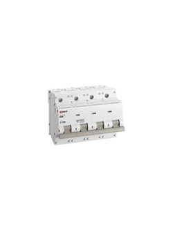 Выключатель автоматический модульный 4п C 100А 10кА ВА 47-100 PROxima EKF mcb47100-4-100C-pro