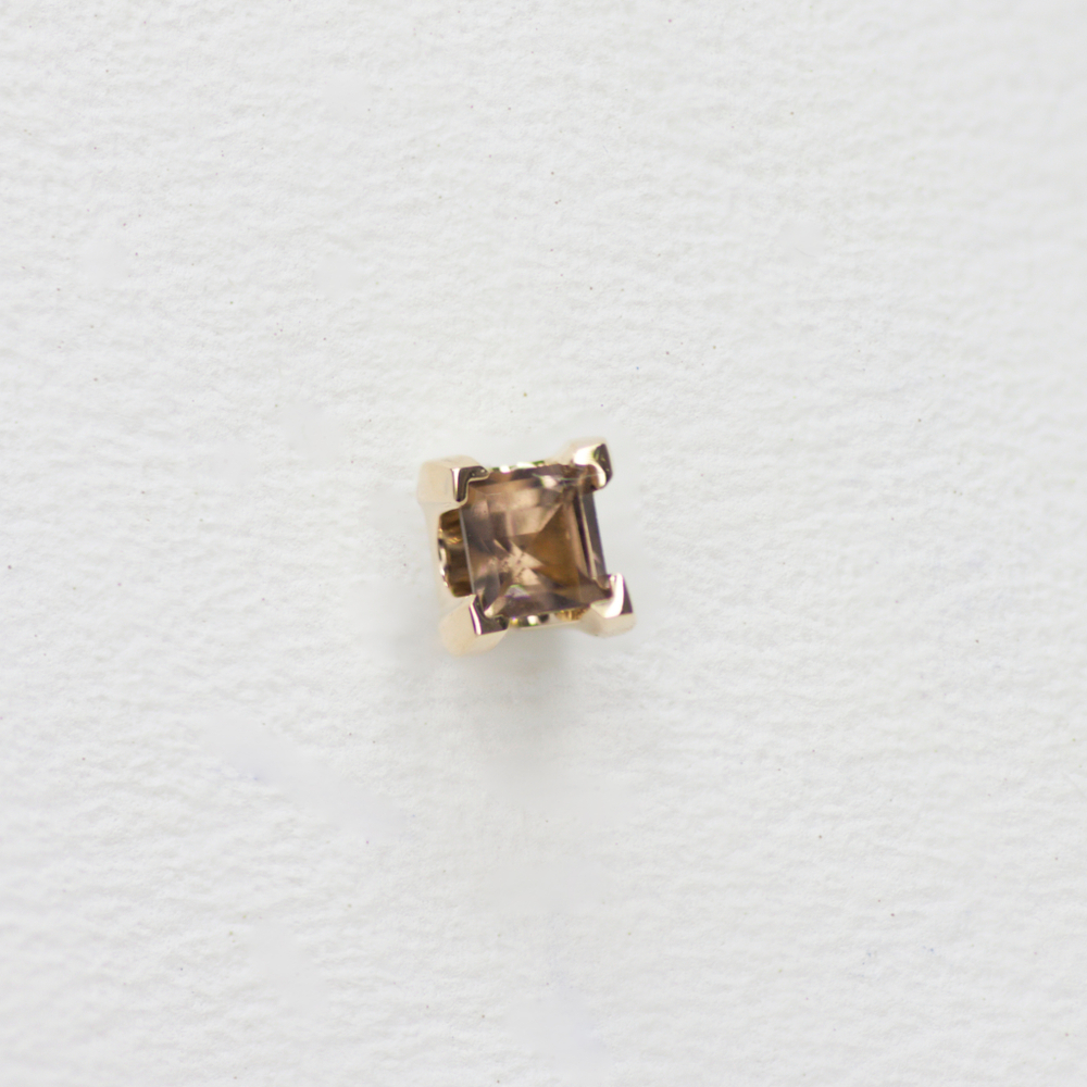 Princess prong tops with Semi-Precious stone