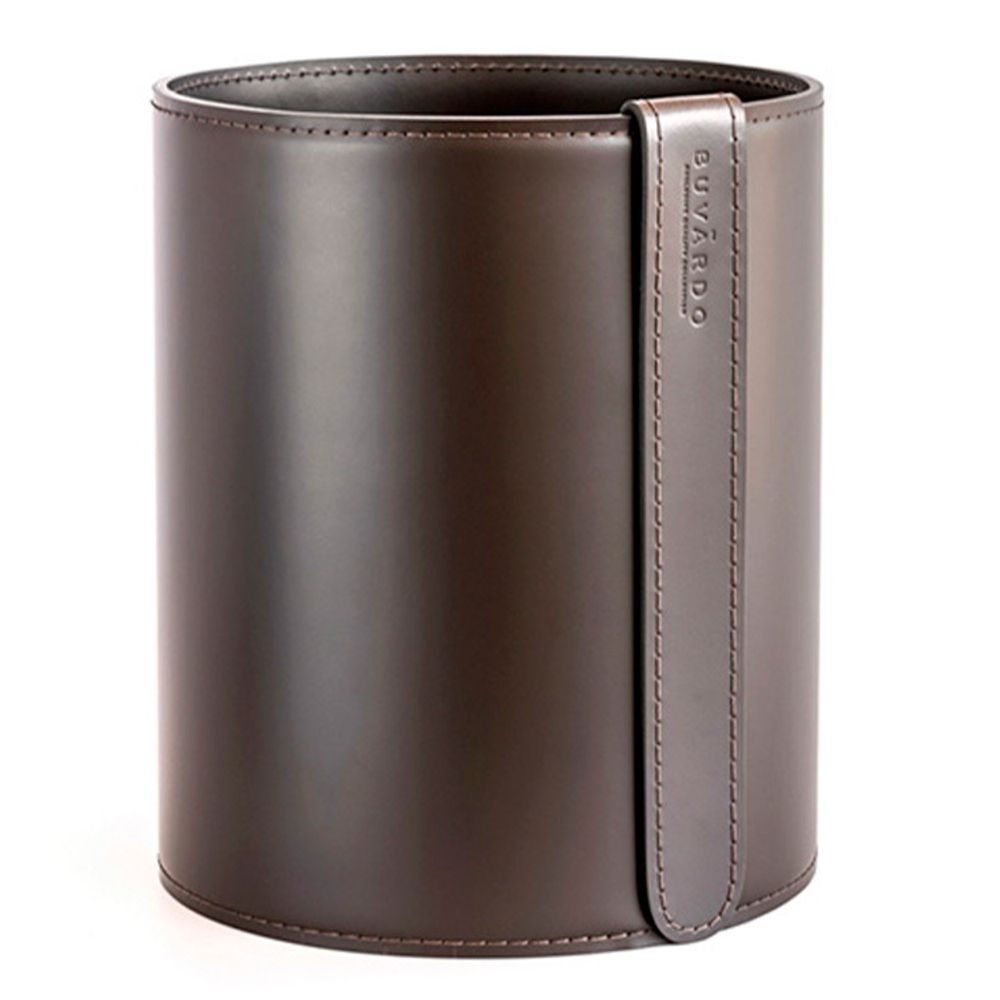 Корзина для бумаг 18 литров из кожи Cuoietto с металлической вставкой 320*270 (BBCMet) 10