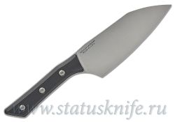 Нож Microtech Kitchen Santoku G-10 3200-10BK Blackфотография - 2