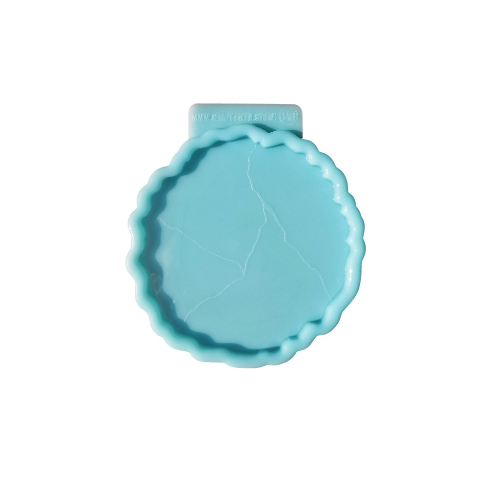 Модель № 148 Силиконовый молд Kintsugi, d 12см
