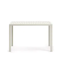 Culip Алюминиевый барный стол с порошковым покрытием белого цвета 150 x 77 см