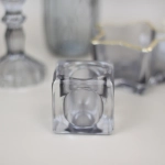 Подсвечник «ICE» 5*5 см, Графит