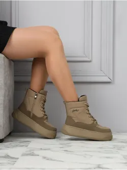 Дутики зимние на платформе