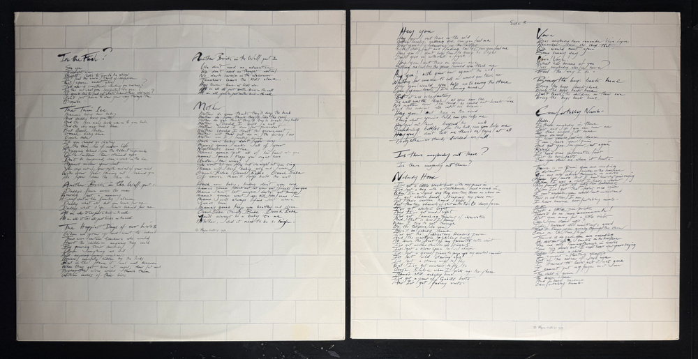 Pink Floyd - The Wall 2LP (Швеция 1979г.)