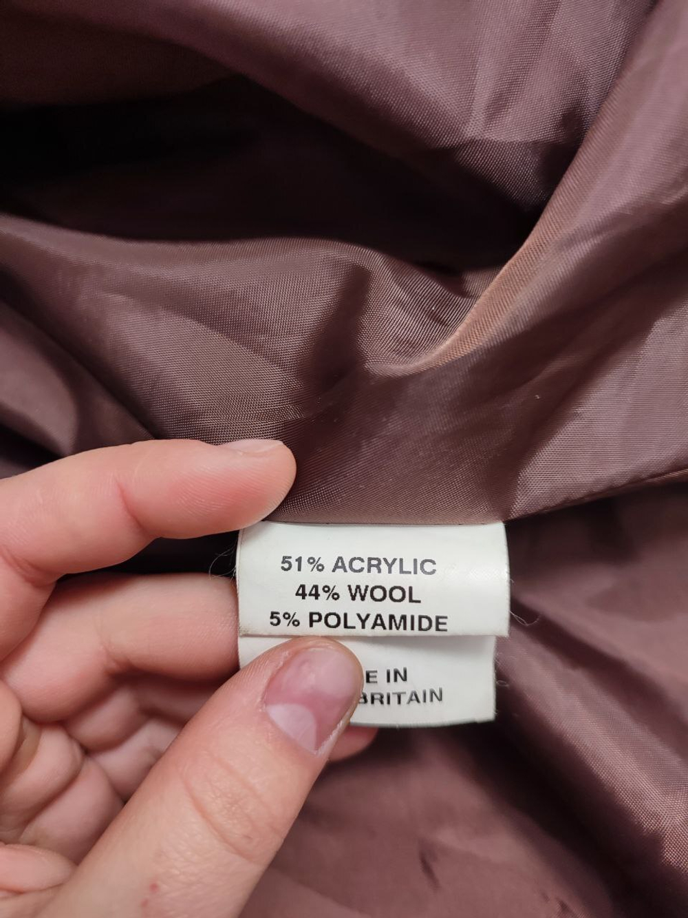 Пончо Peter James с шерстью