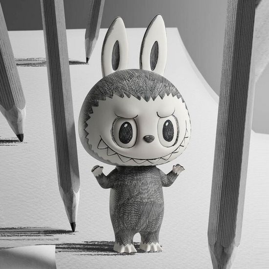 Коллекционная фигурка POPMART MEGA LABUBU 400% Sketch