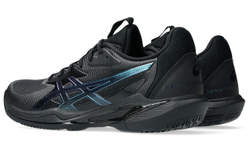 Женские теннисные кроссовки Asics Solution Speed FF 3 Night Energy - black/prism blue