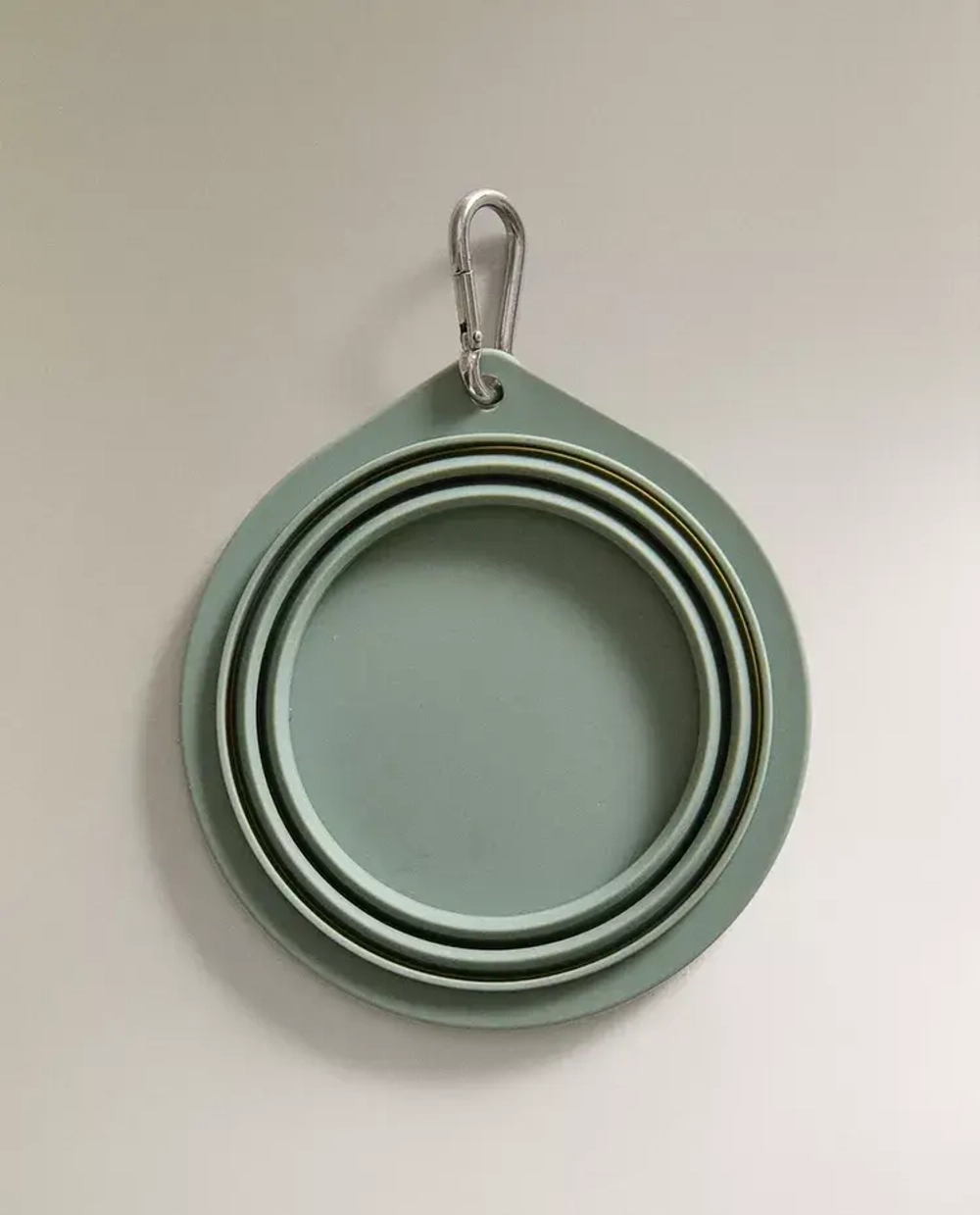 ZARA HOME СИЛИКОНОВАЯ МИСКА ДЛЯ КОРМА ДЛЯ ДОМАШНИХ ЖИВОТНЫХ, ЗЕЛЕНЫЙ