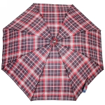 Зонт мужской полуавтомат «Ультрамарин - Клетка», d-100см, цвет микс, ручка крючок, длина в слож. виде 42см