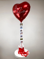 Шар с фотографиями на ленте