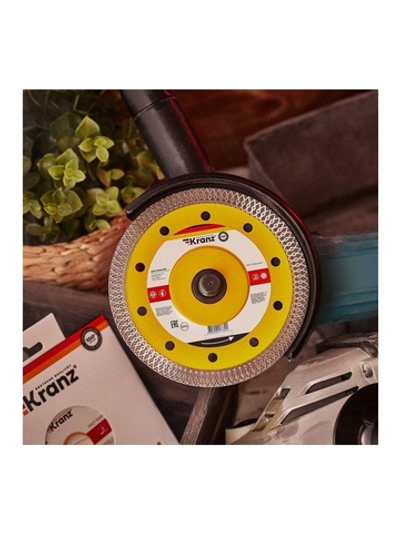 Диск отрезной алмазный ультратонкий 125х22.2мм Kranz KR-90-0141