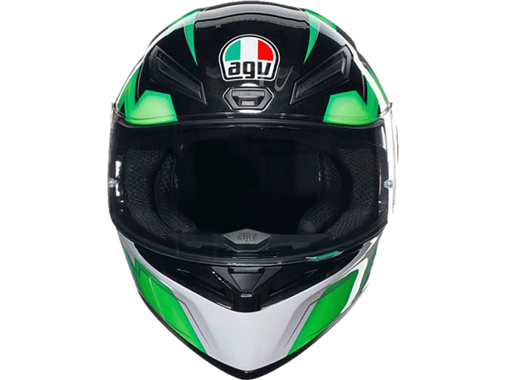 AGV K-1 ECE 2206 KRIPTON BLACK/GREEN