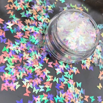 1233 Камифубуки 1 г радужные бабочки 3 мм