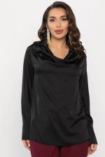 Блуза Шелковая сказка (черная) Б14379-33М LT Collection