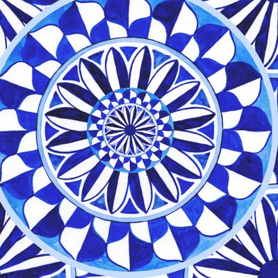 сицилийские мотивы, синий круг