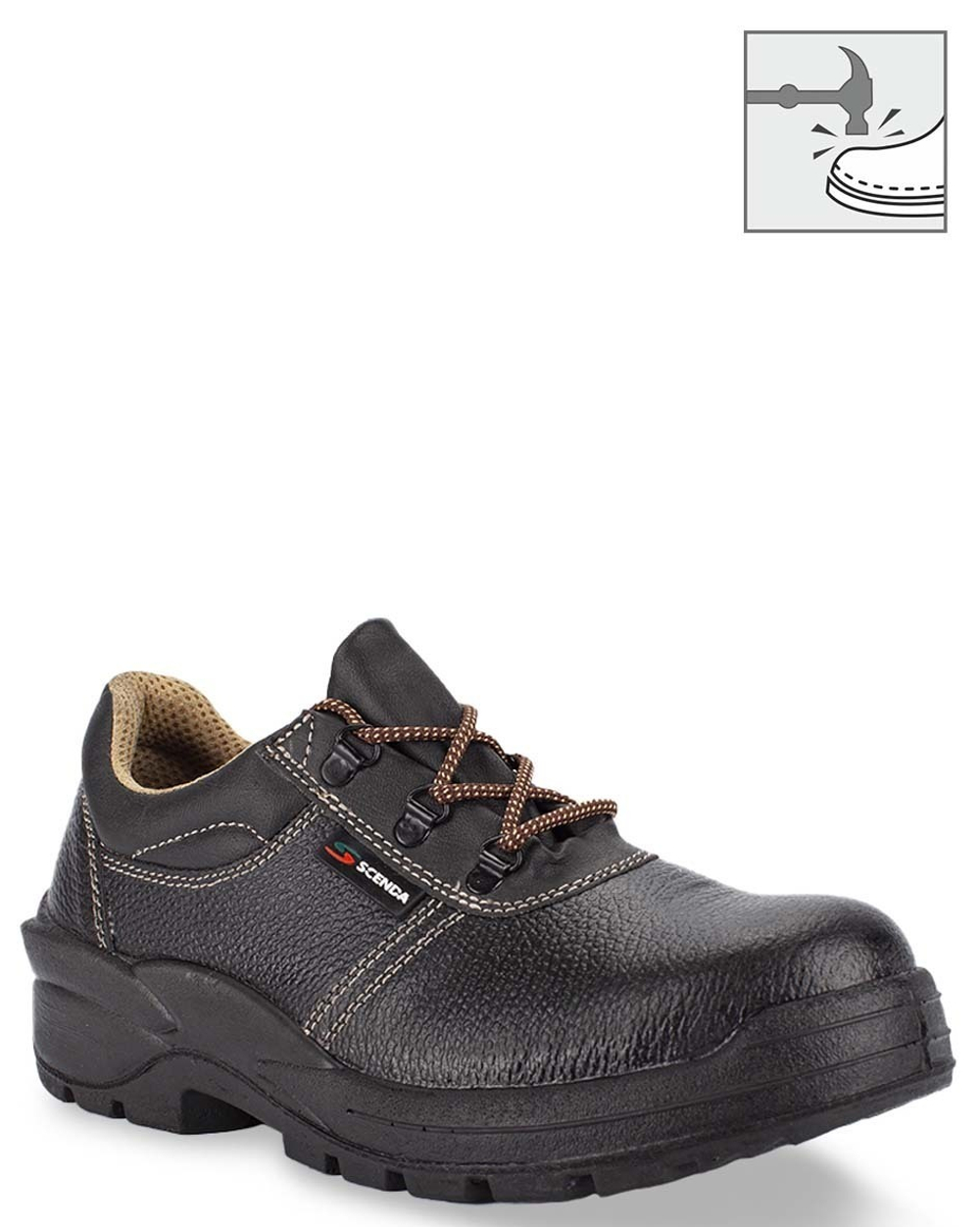 Полуботинки кожаные СТИКС, металлический подносок размер 41,42,43,44,45