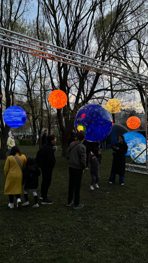 Светильники - планеты в аренды на мероприятие