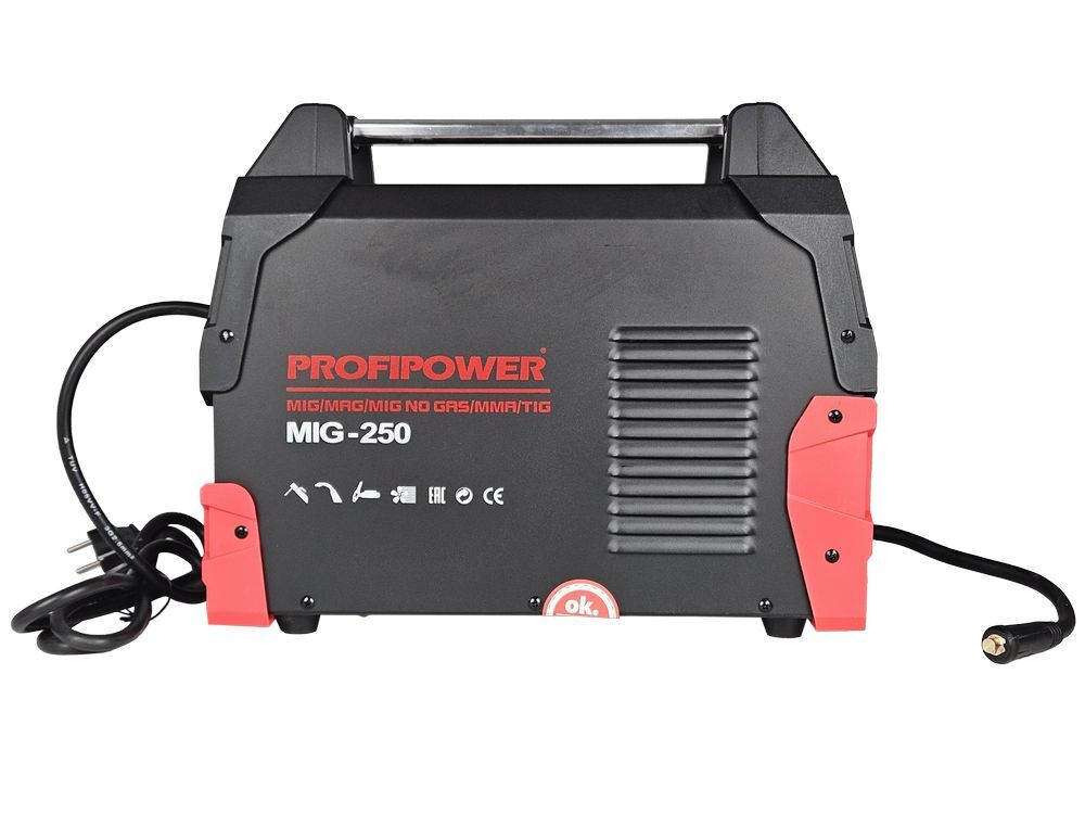 Полуавтомат сварочный многофункциональный PROFIPOWER MIG-250 5 в 1 (MIG/MAG//MIG NO GAS/ММА/TIG)