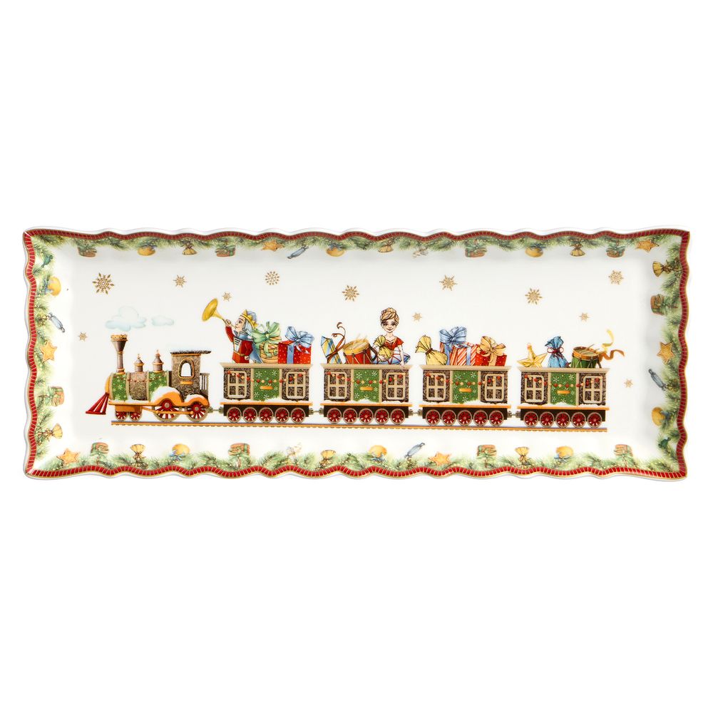 БЛЮДО LEFARD "ЩЕЛКУНЧИК" ПРЯМОУГ. 30,5*11,5*2,8 СМ (КОР=12ШТ.)