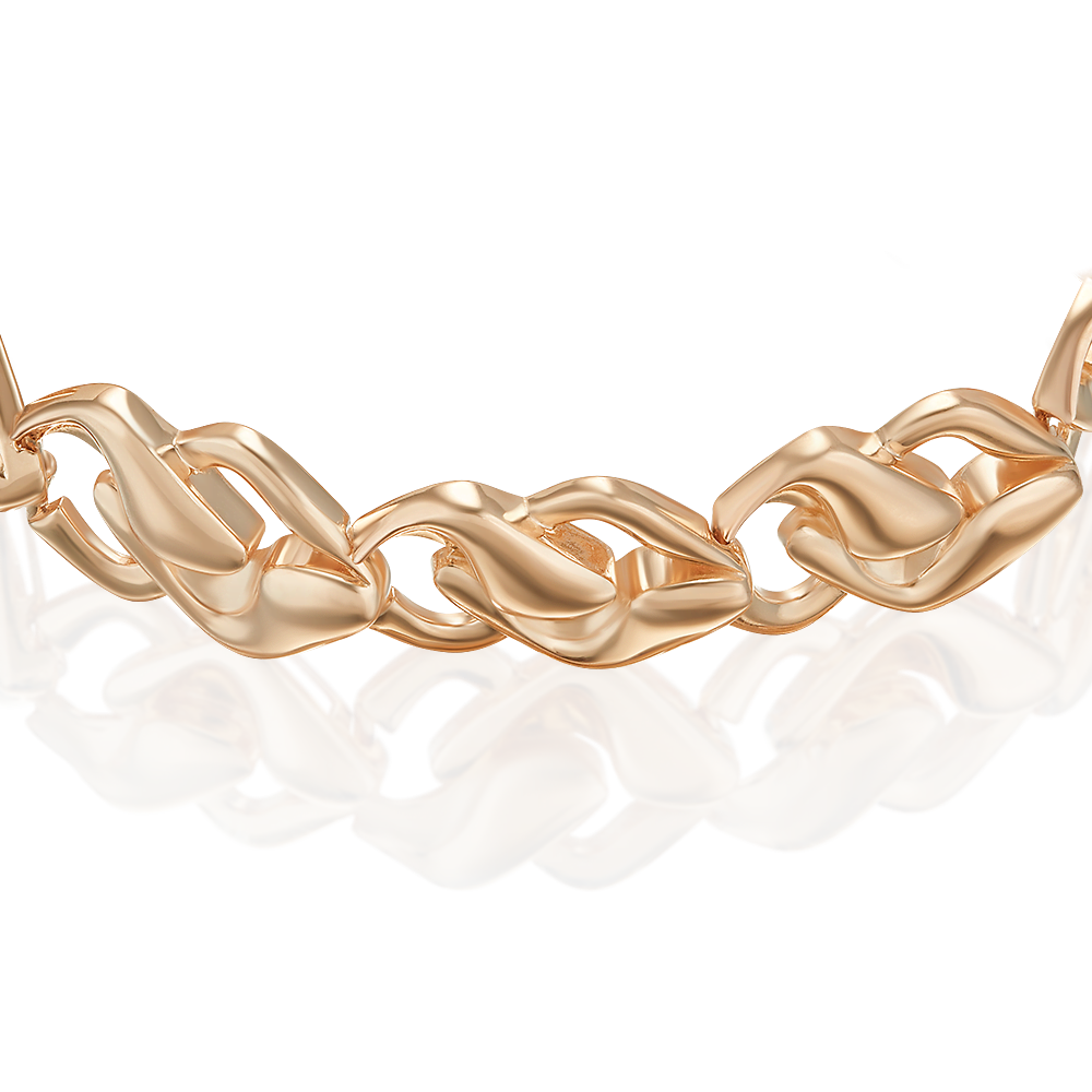 Браслет из красного золота