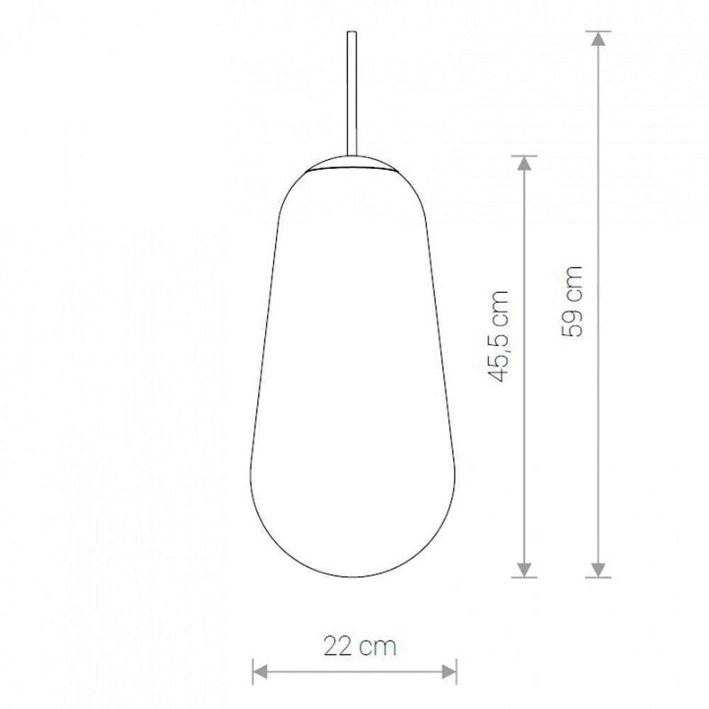 Плафон стеклянный Nowodvorski Cameleon PEAR L TR/G 8532