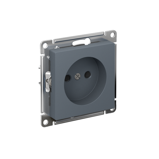 Розетка AtlasDesign 16А без заземл. защ. шторки быстрозажим. клем. механизм грифель SE ATN000749S