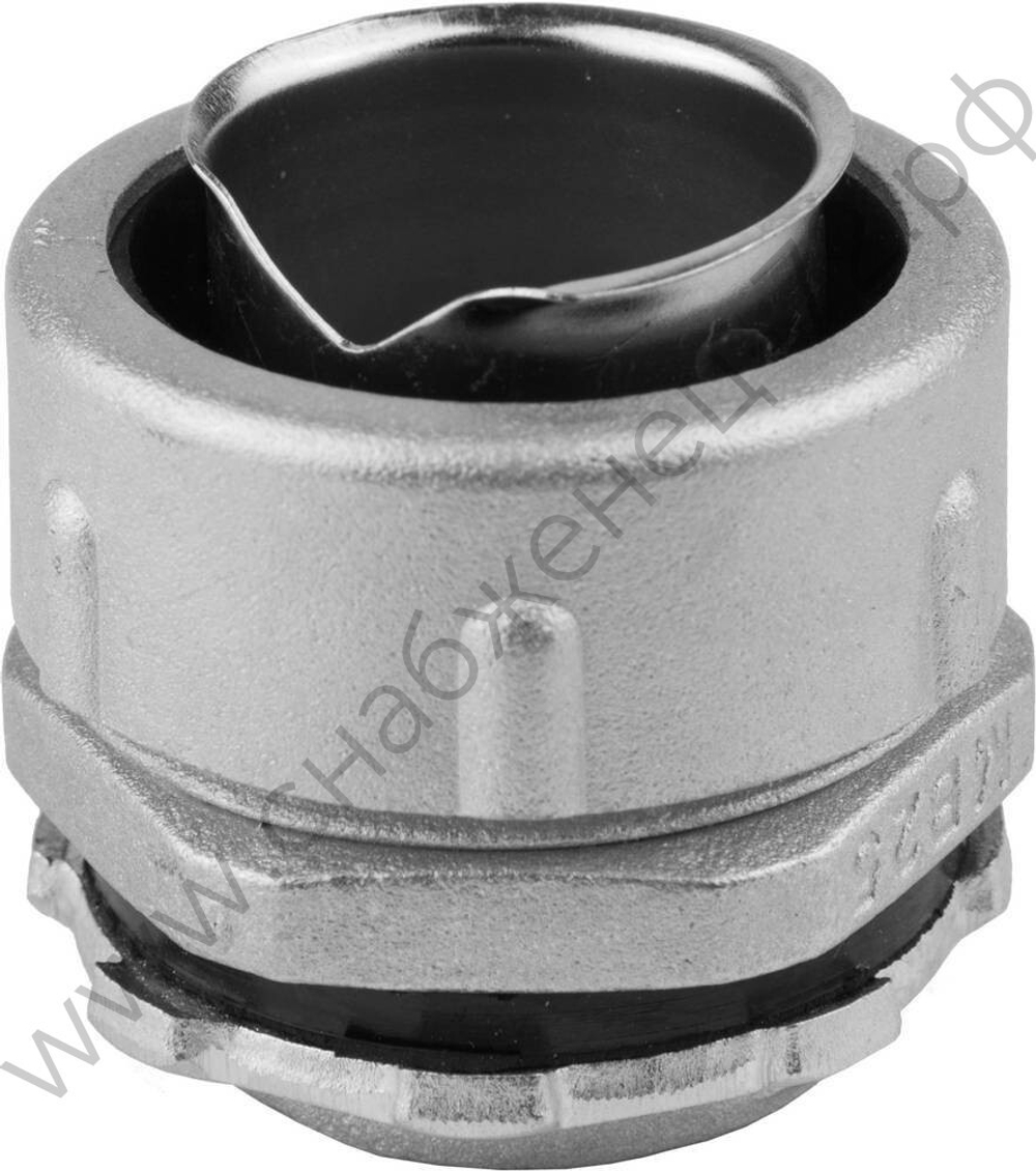 СВЕТОЗАР D=25мм IP54 наружная резьба, Металлическая вводная муфта (60200-25)