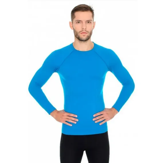 Футболка мужская BRUBECK Active wool LS13020/LS12820