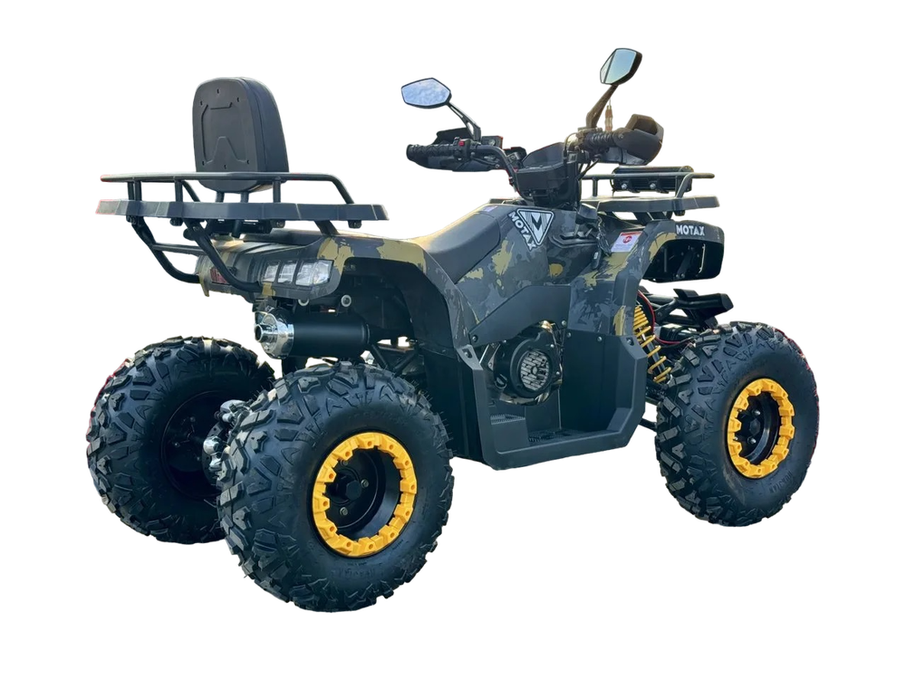 Квадроцикл Motax GRIZLIK T200 LUX черный-желтый камуфляж