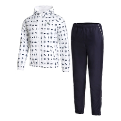 Мужские теннисные Костюмы Lacoste Men - White, Dark Blue