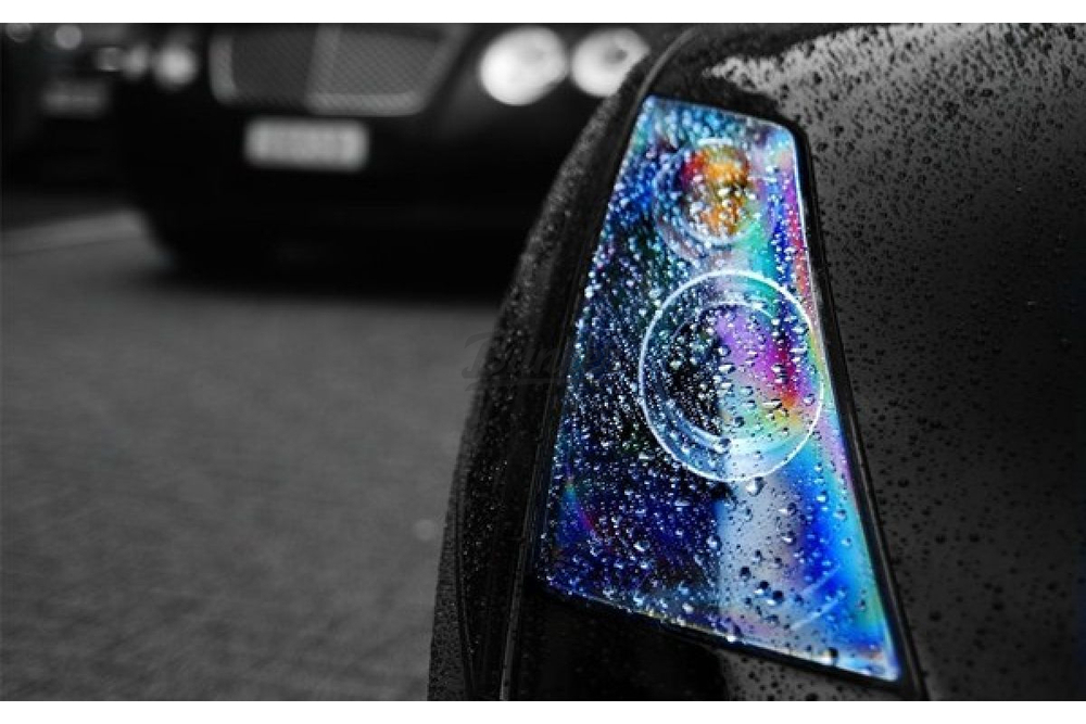 Тонировочная пленка для фар - синий хамелион