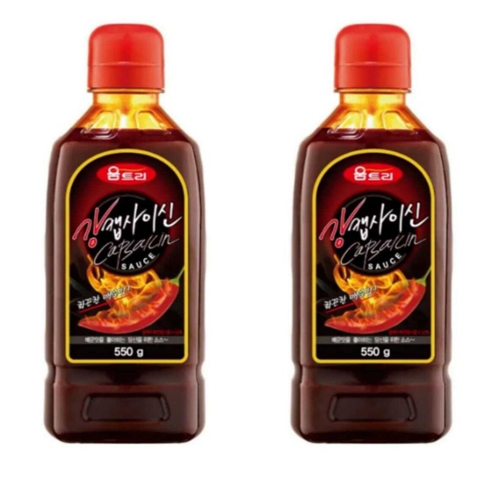 Соус Woomtree Capsaicin Капсаицин острый 550 г, 2 шт