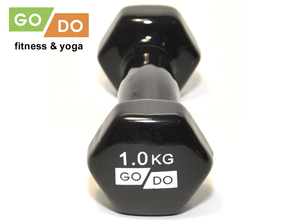 Гантель в виниловой оболочке GO DO