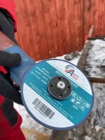Круг отрезной 125 х 1,0 х 22,2 мм, 10 шт, диск по металлу
