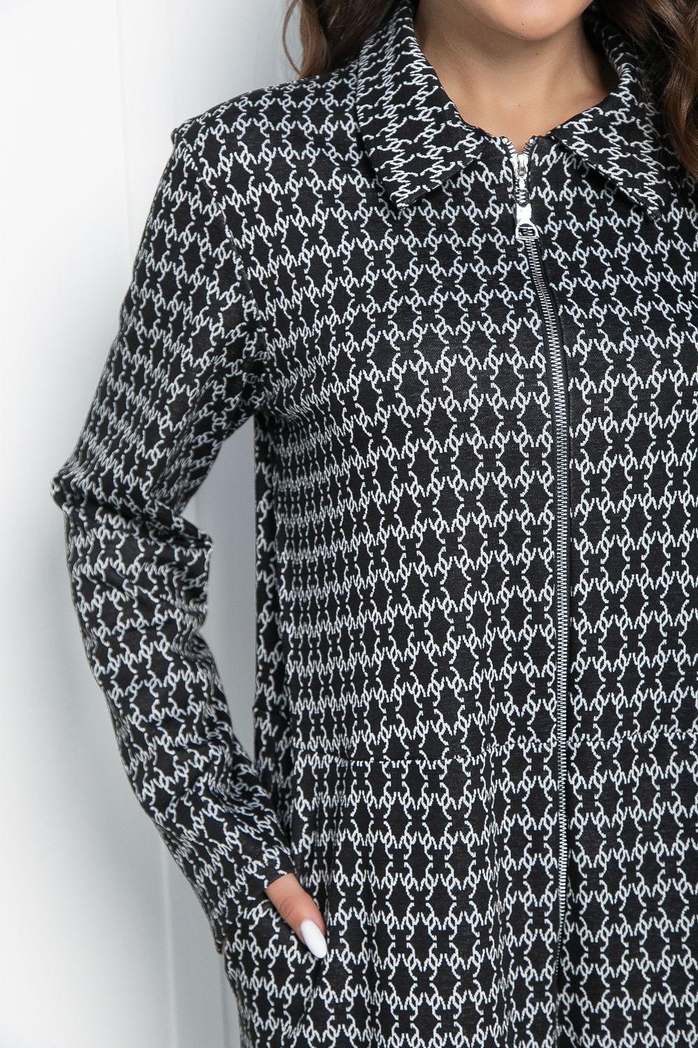 Комбинезон Марни (черно-белый) К10934 LT Collection