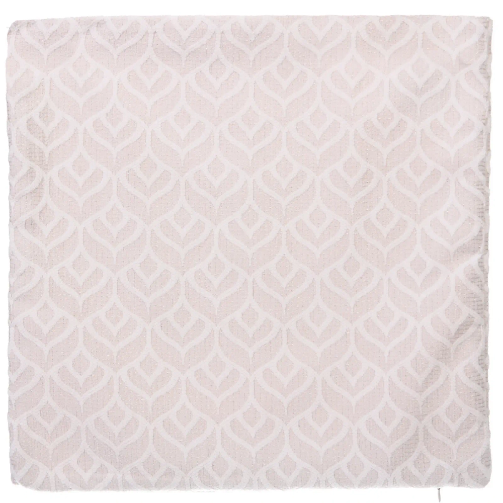 Чехол для декоративной подушки «FLORAL», 43*43 см, цвет молочный