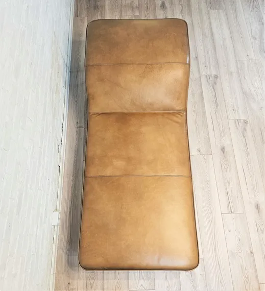 Кресло-кушетка Clivio Daybed, коричневая кожа