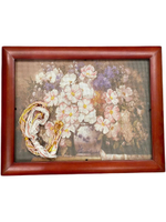 Набор для вышивания 40х50см набивная Канва Аида, рамка-дерево (Германия) с напечатанным рисунком , мулине, игла, инструкция