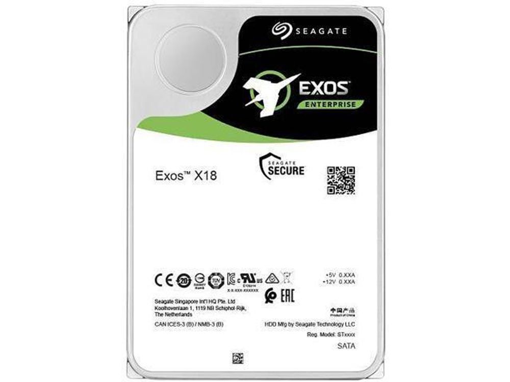 Корпоративный жесткий диск  14Tb Seagate EXOS X18 512E/4KN 256Mb 7200rpm SATA 3.5&quot; ST14000NM000J