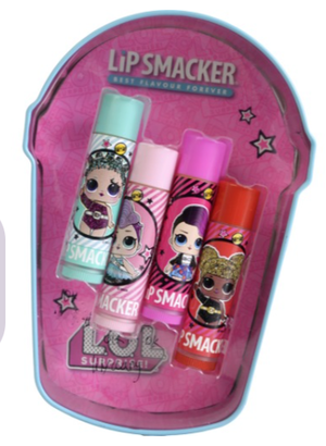 Lip Smacker Набор бальзамов L.O.L. Surprise! Vanilla Frappe CUP tin box, 4x4гр