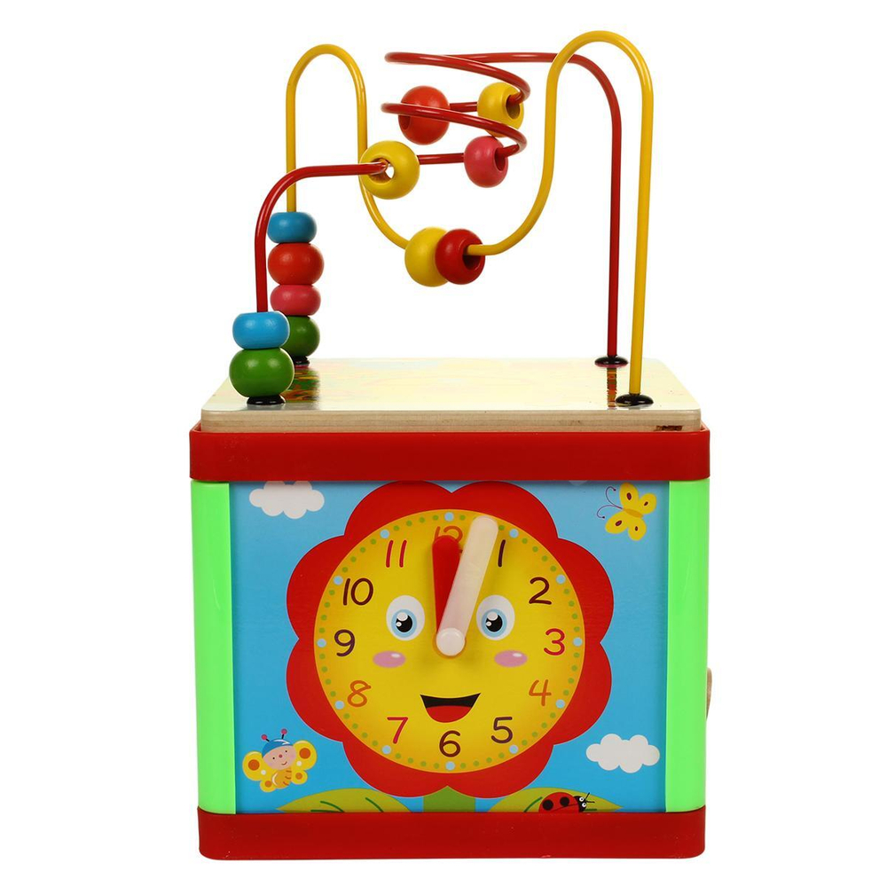 Развивающая игрушка деревянная Сортер обьемный 5 в 1, коробка C-41840