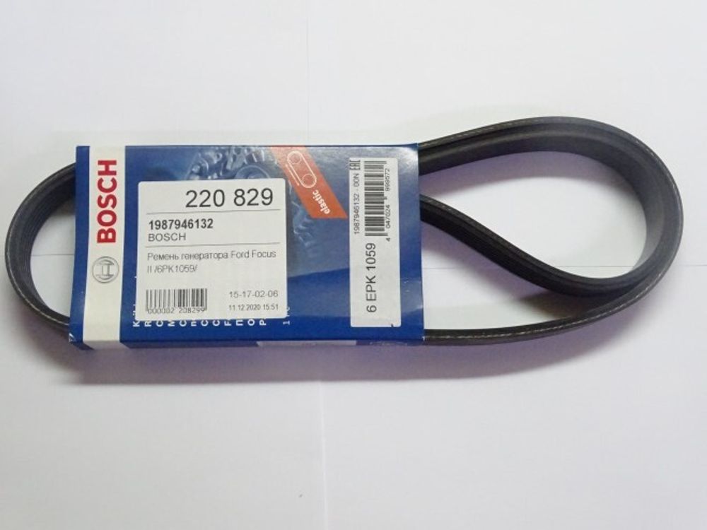 Ремень генератора Ford Focus II /6PK1059/ (BOSCH)