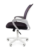 Офисное кресло CHAIRMAN 696, ткань TW/сетчатый акрил,пластик белый