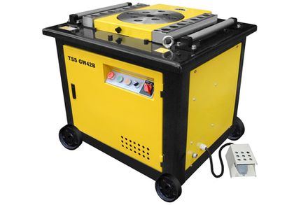 Станок для гибки арматуры ТСС GW 42В с концевиком - [3 кВт / до 38 мм]