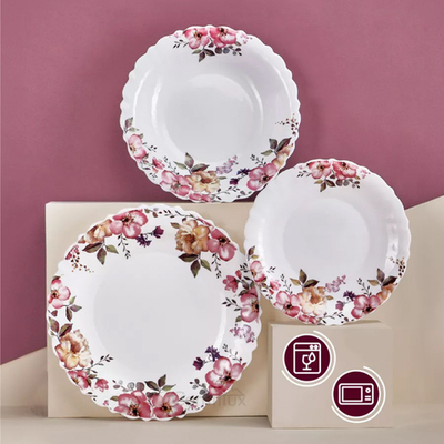 ROYAL GARDEN MUSE Столовый сервиз 18 предметов, опаловое стекло