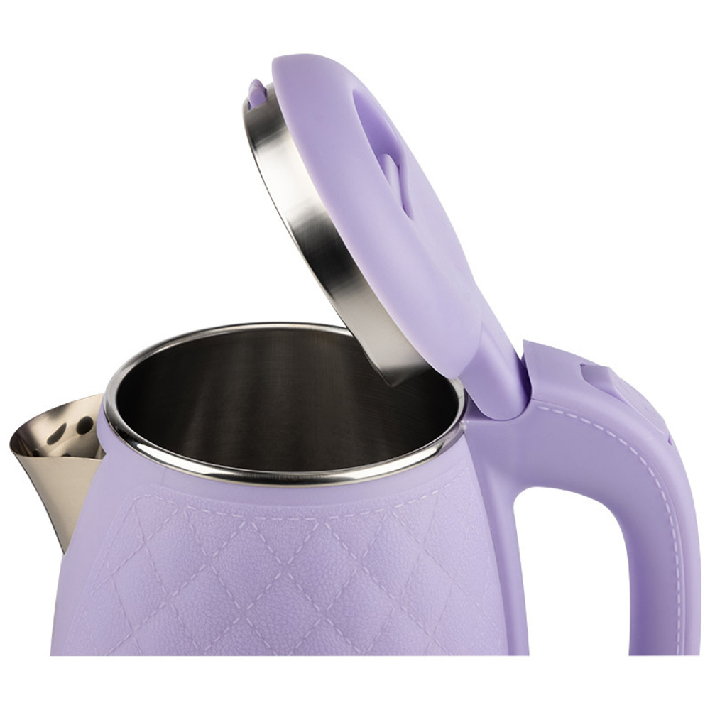 Чайник Homestar HS-1007 (1,7 л), лиловый, двойной корпус. 107006-SK