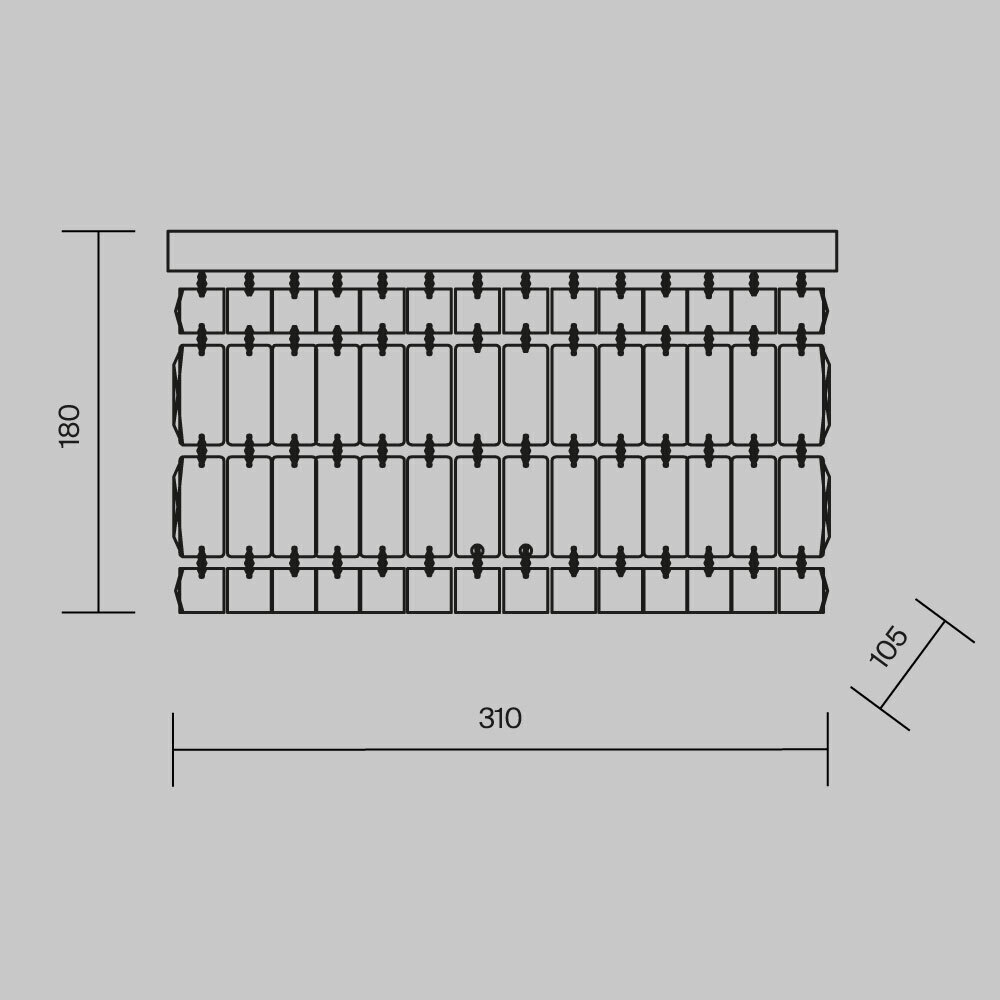 Настенный светильник (бра) Maytoni DIA005WL-02CH